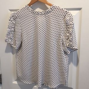 NWT Polkadot blouse